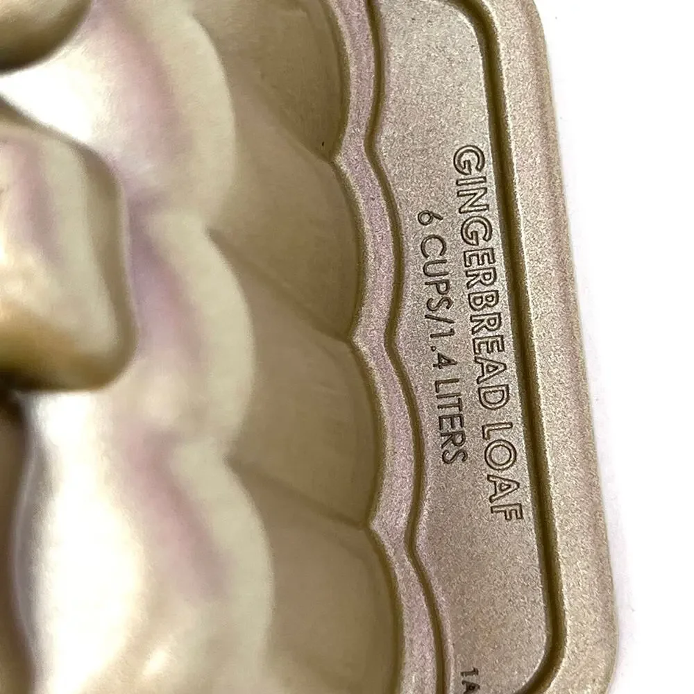 Nordic Ware Gingerbread Loaf Pan 1 Pound Nonstick Cast Aluminum USA
